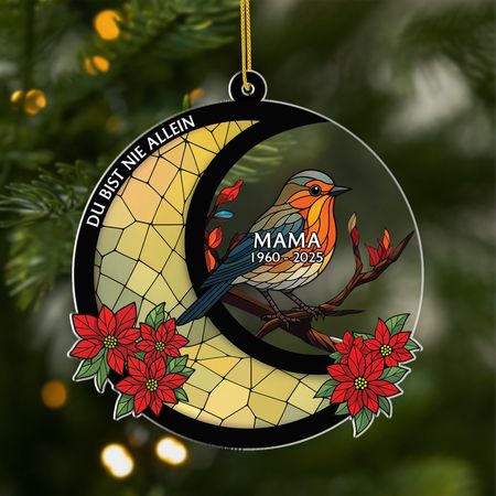 Für Meine Mama Im Himmel Sprüche - Personalisierte Weihnachtsgeschenke | Acryl Weihnachtsschmuck